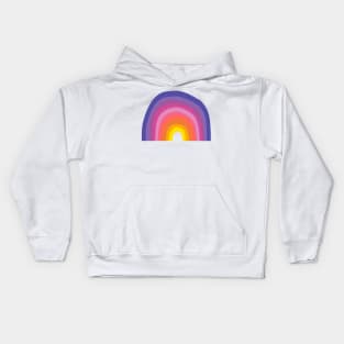 Bright Whimsical Rainbow Kids Hoodie